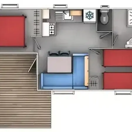 Zecamping 3 Etoiles Piscine Chauffee Toboggans Pet Friendly Locatif Tv 8 Pers Campsite