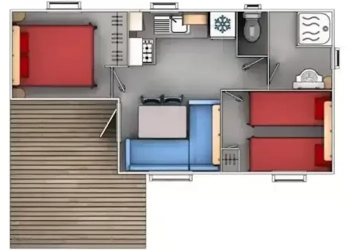 3 Etoiles - Piscine - Ccbeffi 캠프장